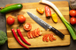 Preview: Zeuß Chefmesser Damastmesser Küchenmesser LH Lifestyle Kochmesser