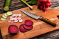 Preview: Wolfblood Küchenmesser Santoku Damastmesser Kochmesser Officemesser Damast-Küchenmesser Damastmesser Set